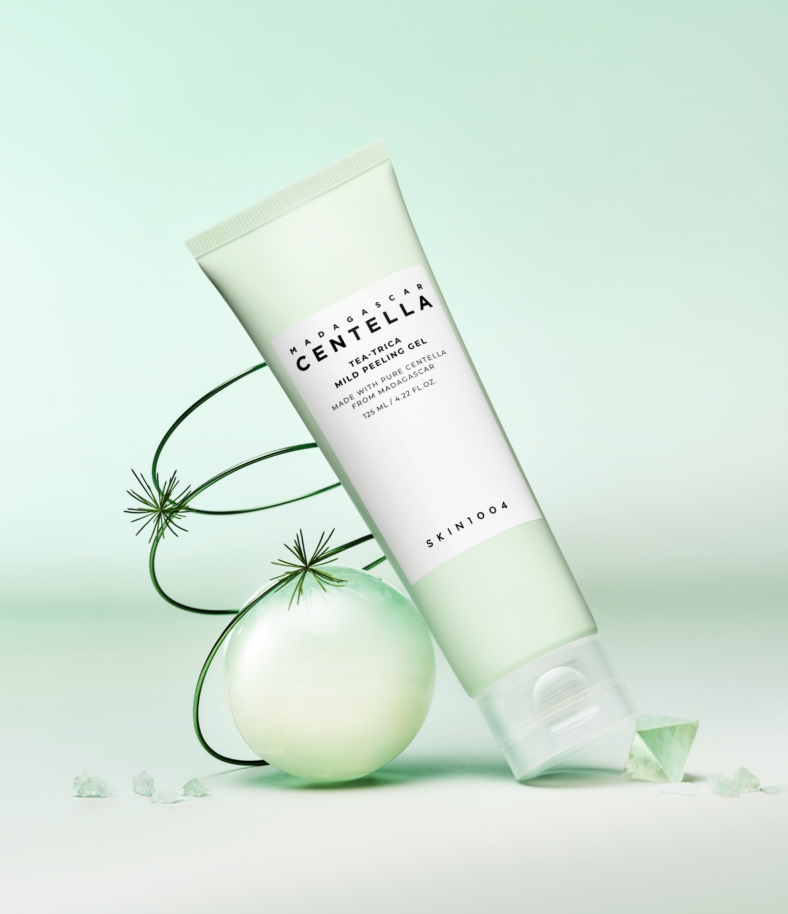 Gel Esfoliante Facial Tea-Trica Mild Peeling Gel Skin1004 125ml 3