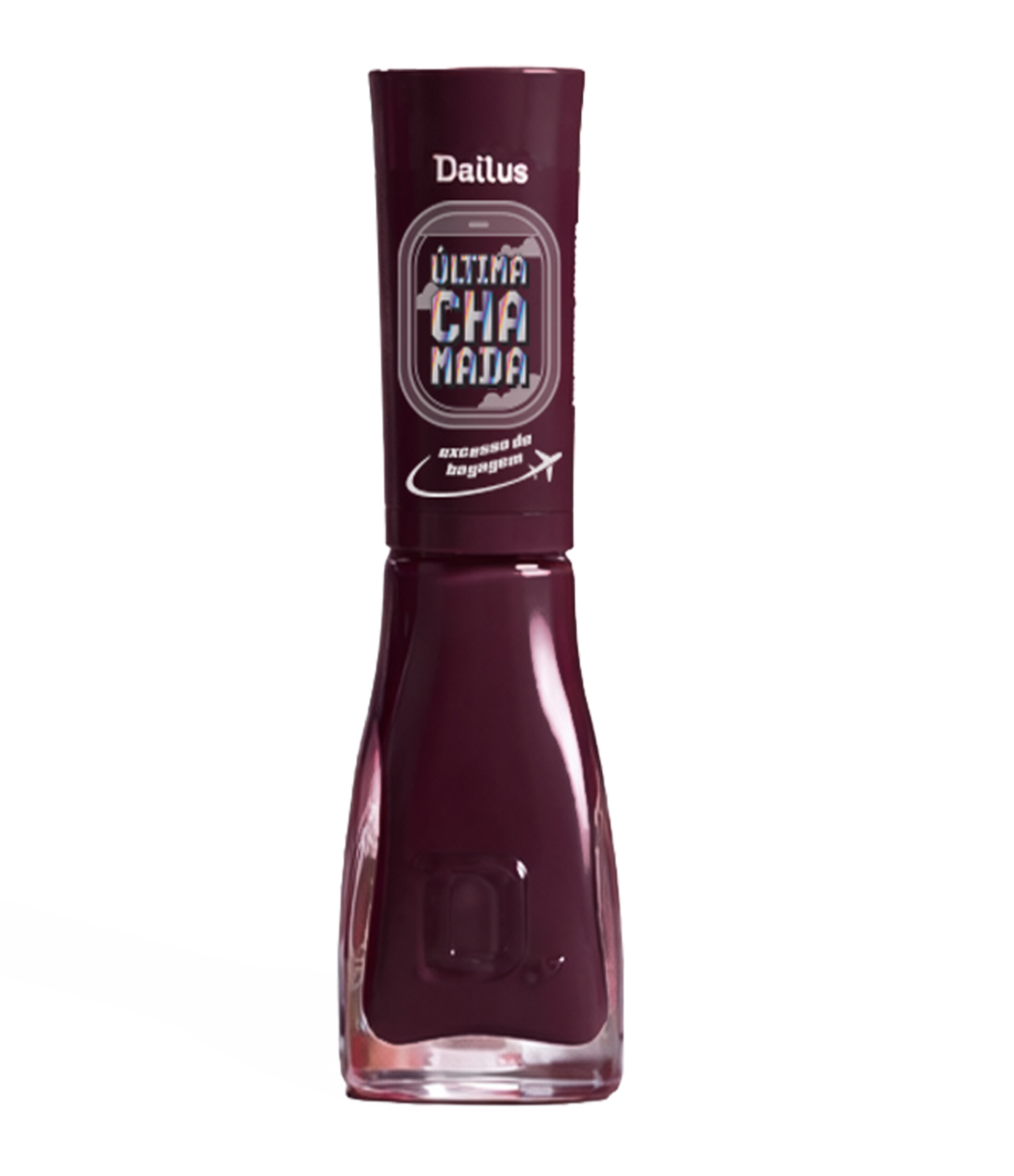 Esmalte Última Chamada Dailus Excesso de Bagagem - Vinho Escuro 1