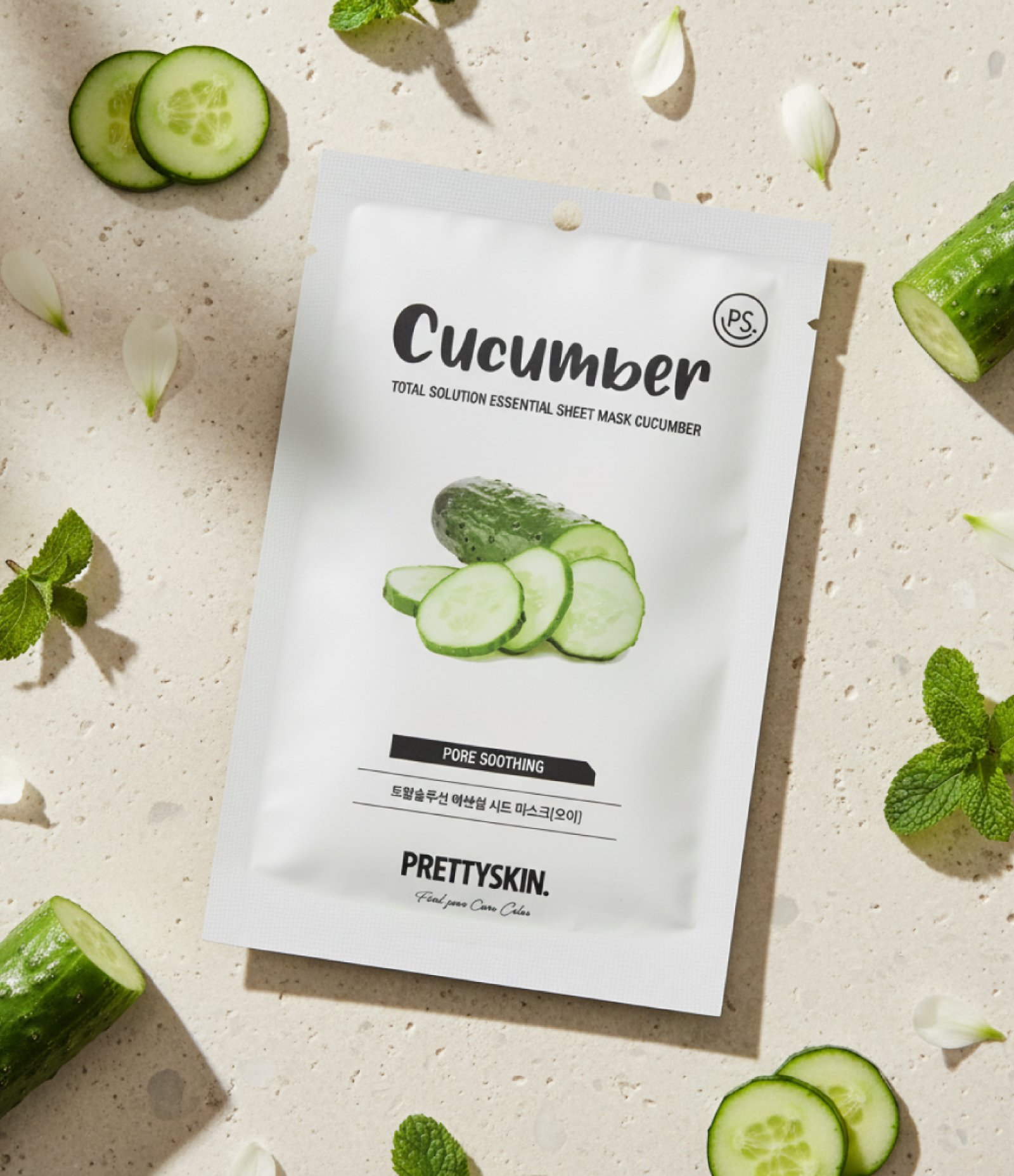 Máscara Facial Sheet Mask Cucumber C/ 1 uni PrettySkin U 2