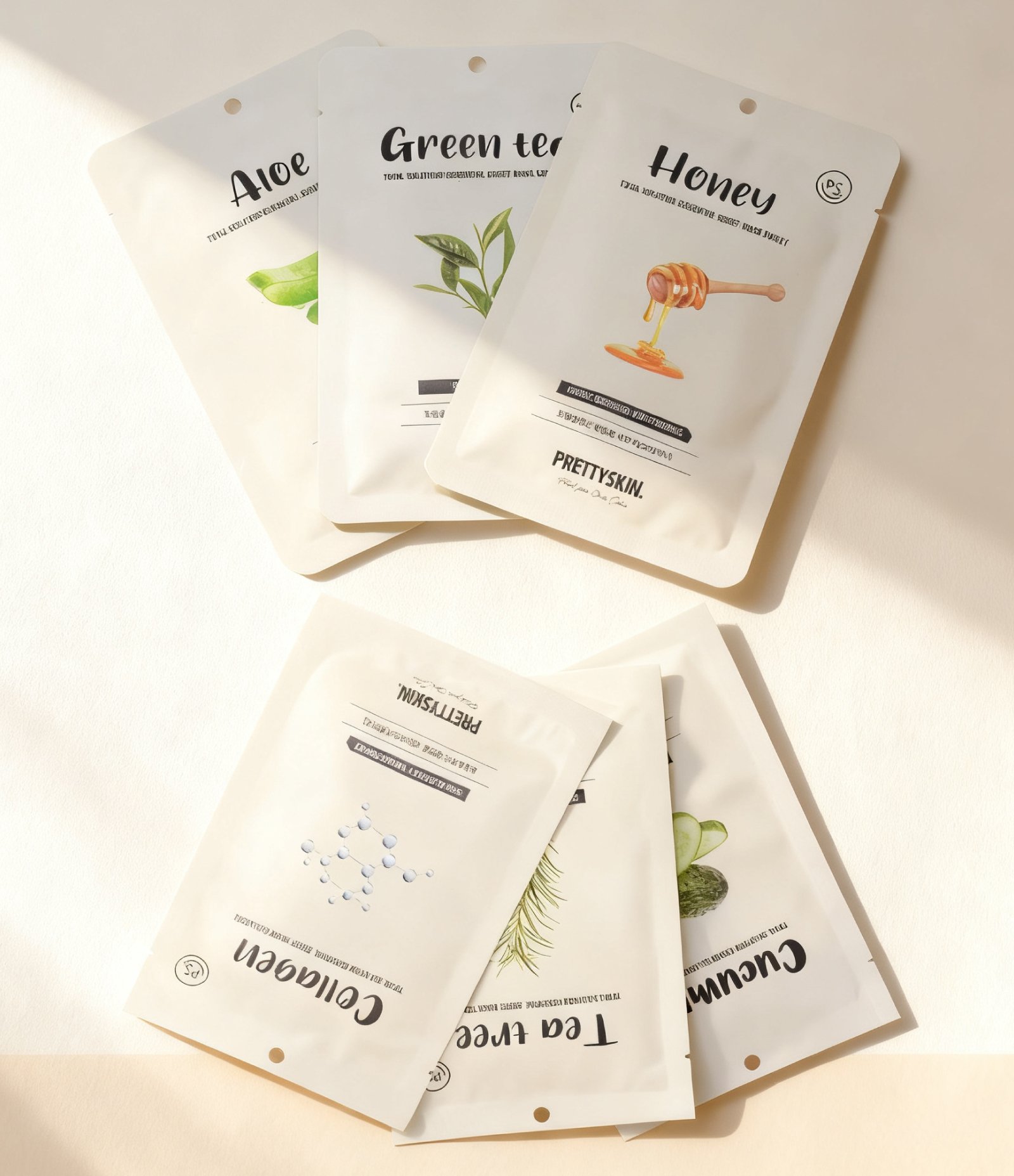 Máscara Facial Sheet Mask Cucumber C/ 1 uni PrettySkin U 3