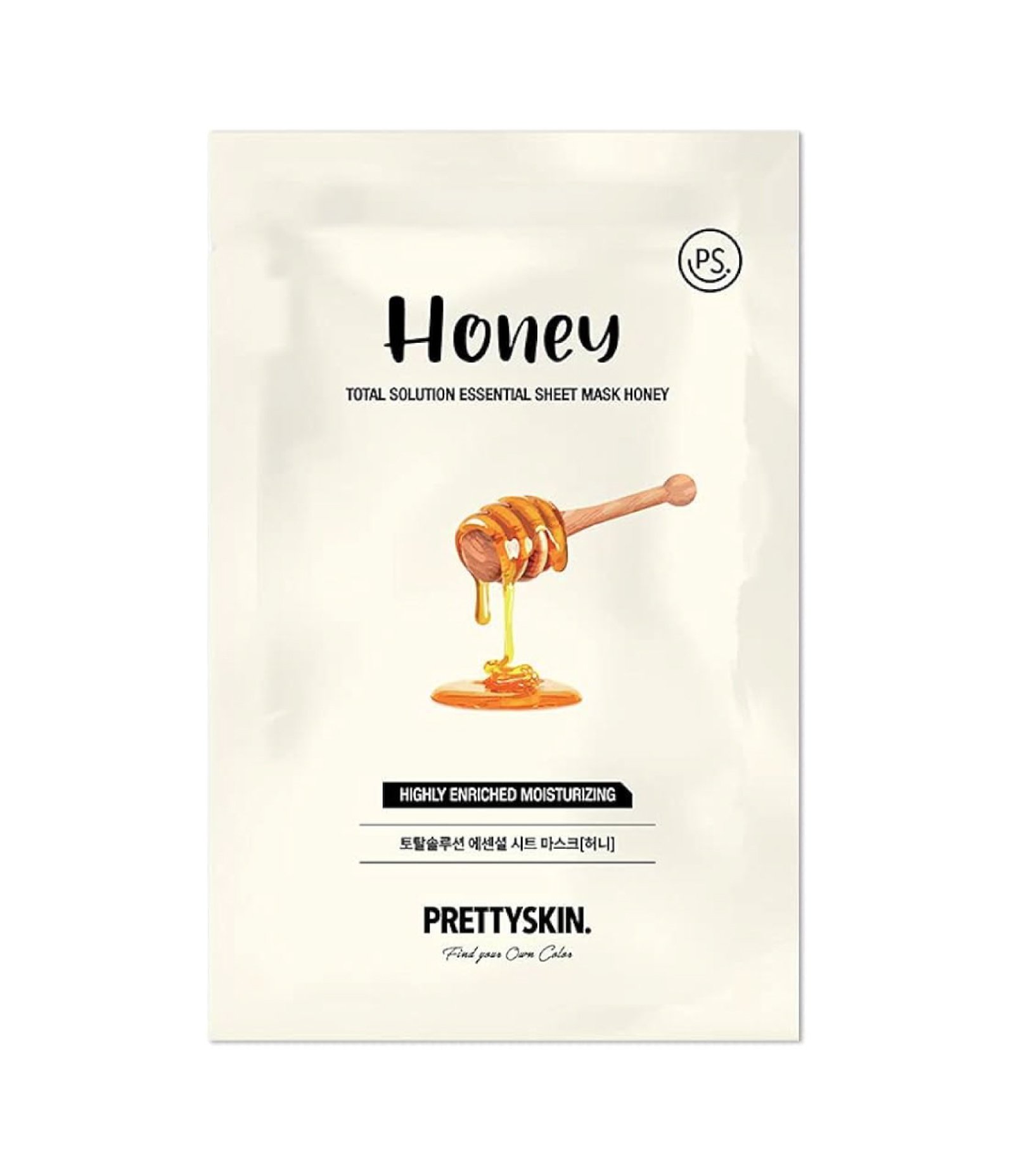 Máscara Facial Sheet Mask Honey C/ 1 uni PrettySkin U 1