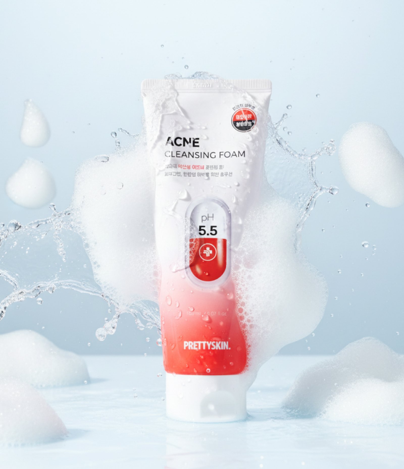 Espuma de Limpeza Facial Acne Cleansing Foam 150ml PrettySkin 150ml 2