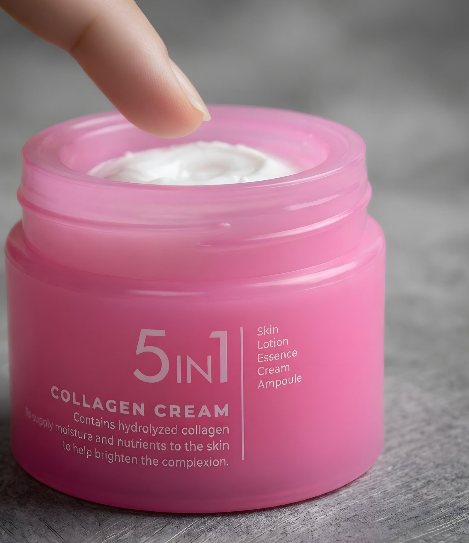 Creme Facial 5 em 1 Collagen Cream 50ml PrettySkin 50ml 3