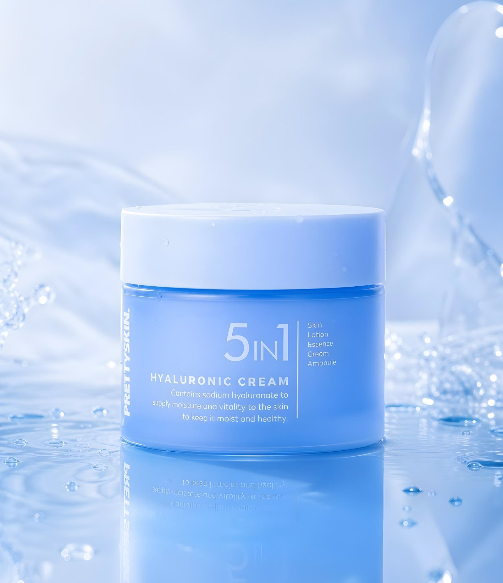 Creme Facial 5 em 1 Hyaluronic Cream 50ml PrettySkin 50ml 3