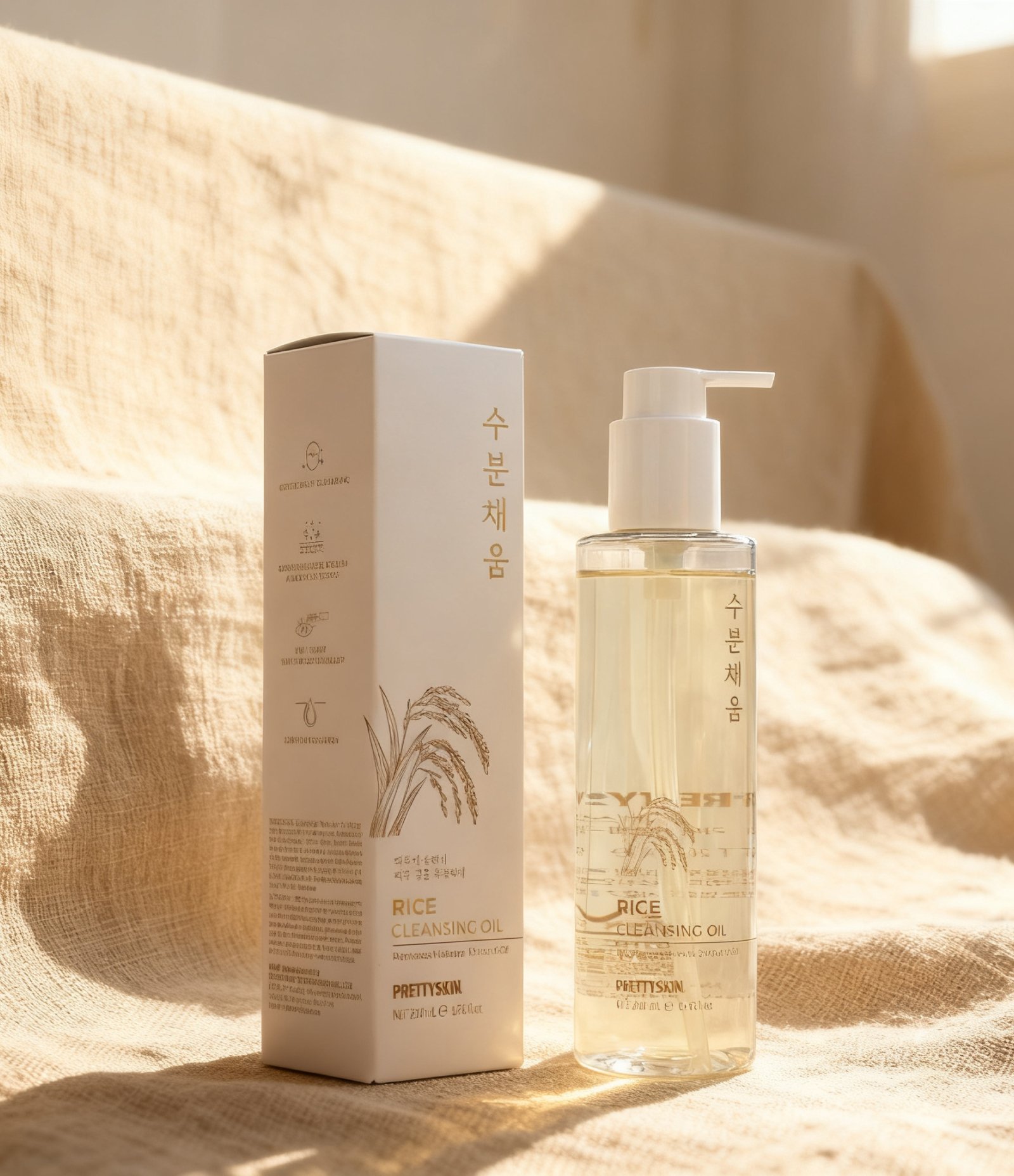 Óleo de Limpeza Facial Rice Cleaning Oil PrettySkin 200ml 2