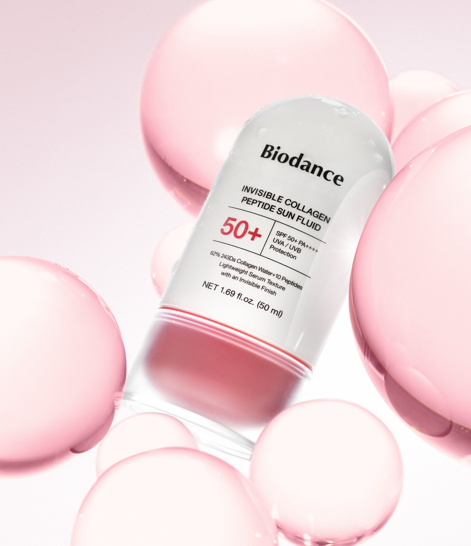 Sérum Fluido Solar Collagen Peptide Sun Fluid FPS 50+ Biodance 50ml 3