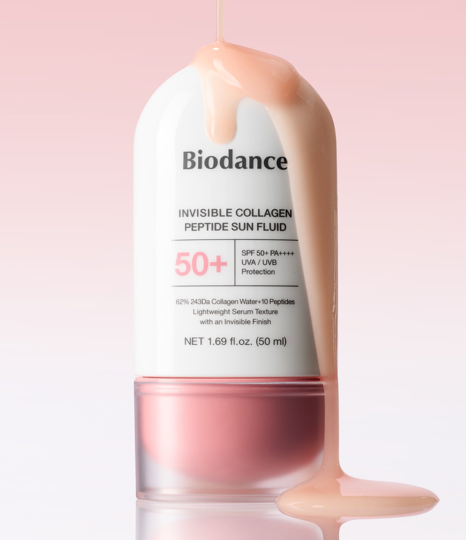 Sérum Fluido Solar Collagen Peptide Sun Fluid FPS 50+ Biodance 50ml 5