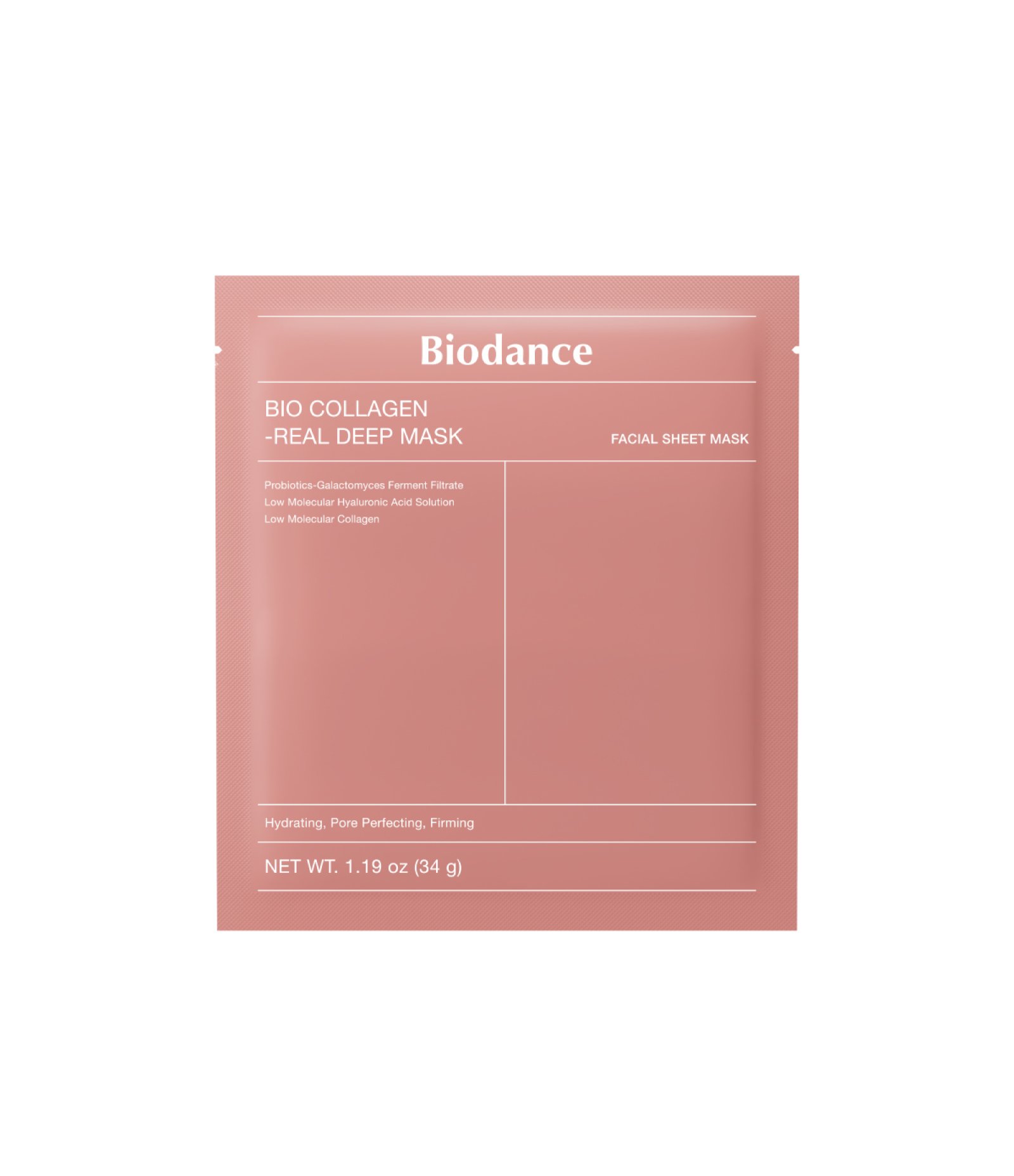 Máscara Facial Bio Collagen Real Deep C/ 1uni Biodance U 1