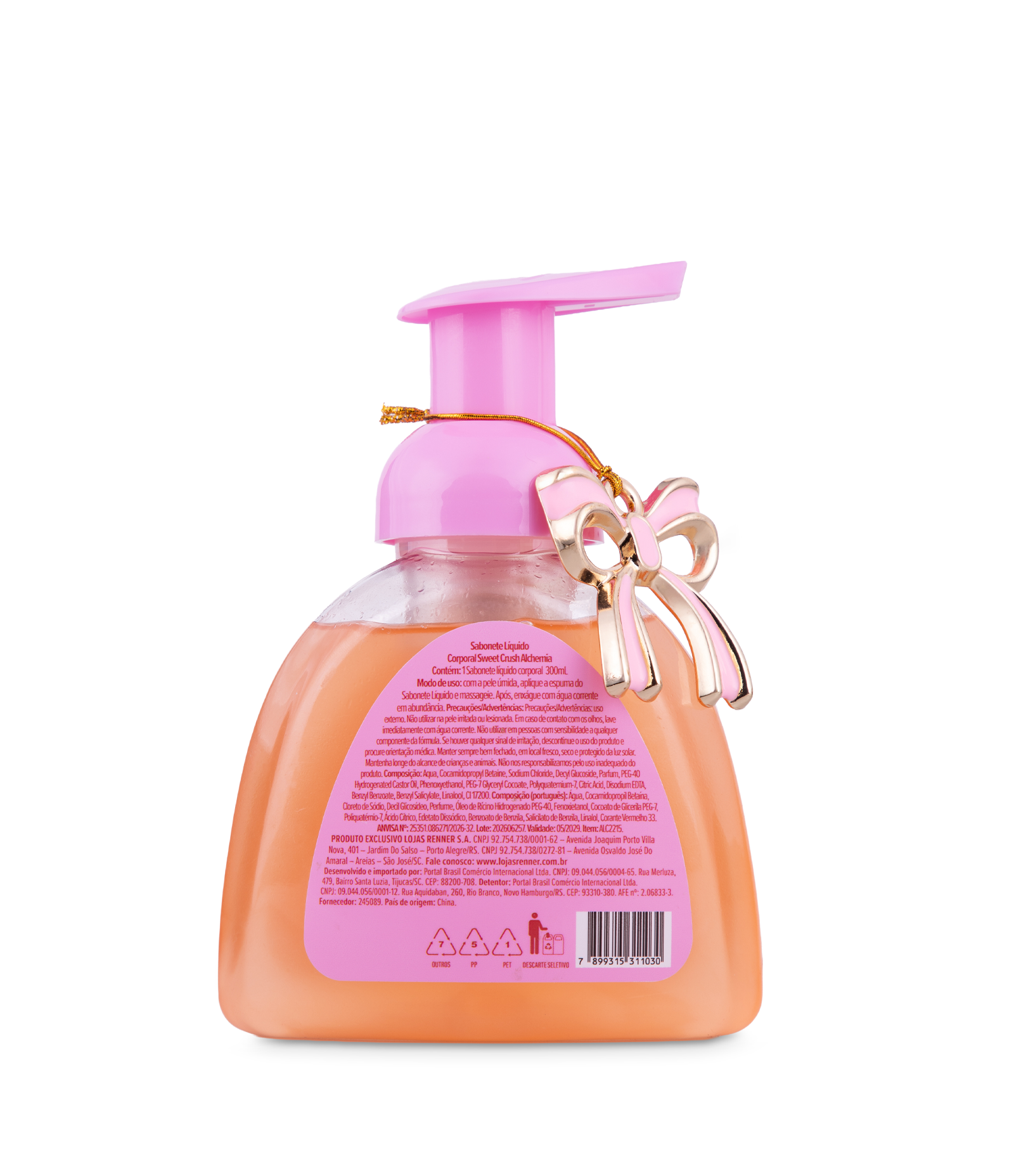 Sabonete em Espuma Sweet Crush Alchemia 300ml 2