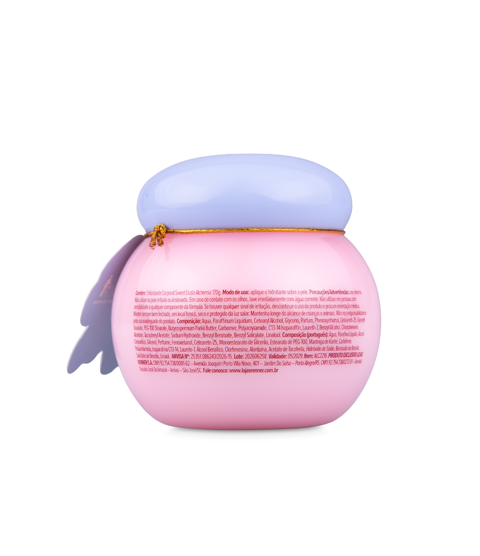 Hidratante Corporal Sweet Crush Alchemia 170g 2