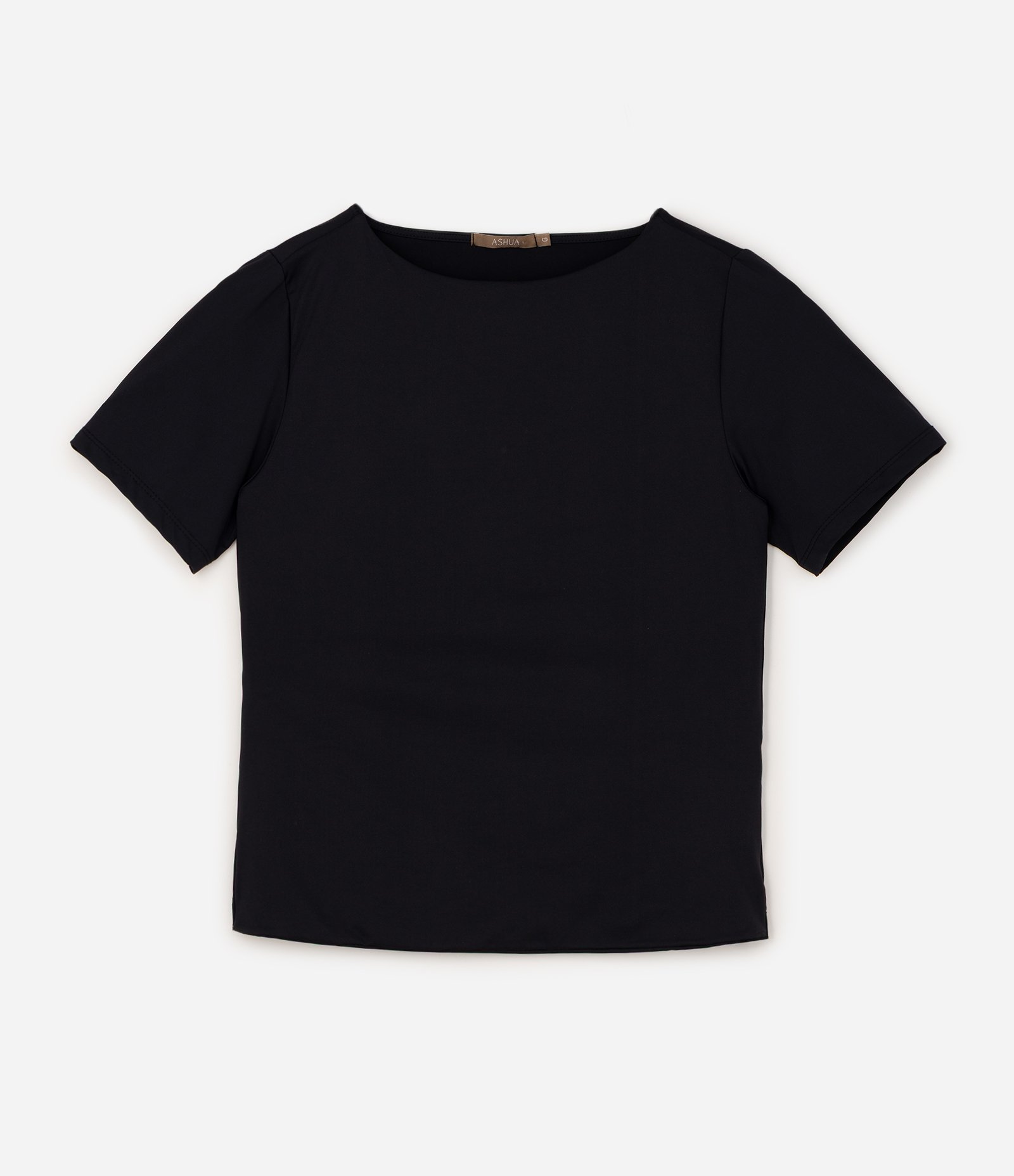Blusa Ajustada em Microfibra Curve & Plus Size Preto 5
