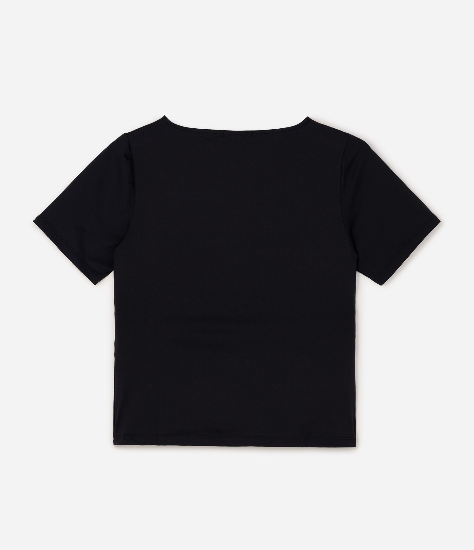 Blusa Ajustada em Microfibra Curve & Plus Size Preto 6