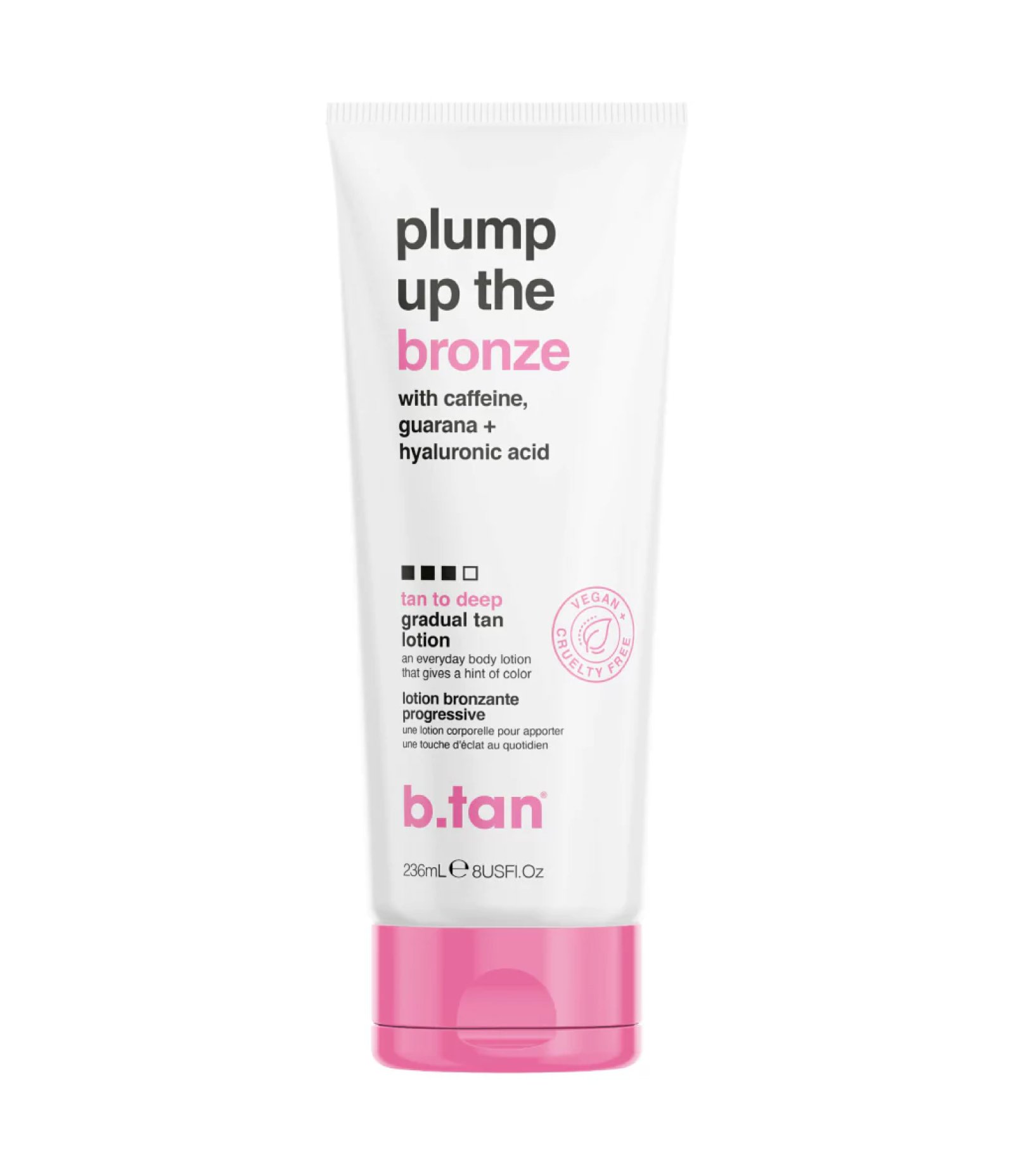 Loção Autobronzeadora Tan Lotion Plump Up The Bronze B.Tan 236ML 1