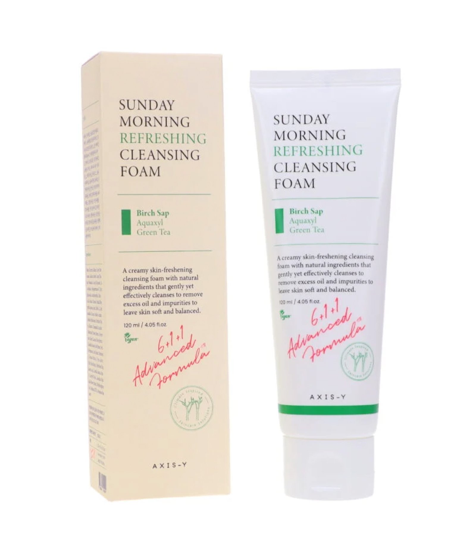 Espuma de Limpeza Facial Sunday Morning Refreshing Cleansing Foam AXIS-Y 120ml 1
