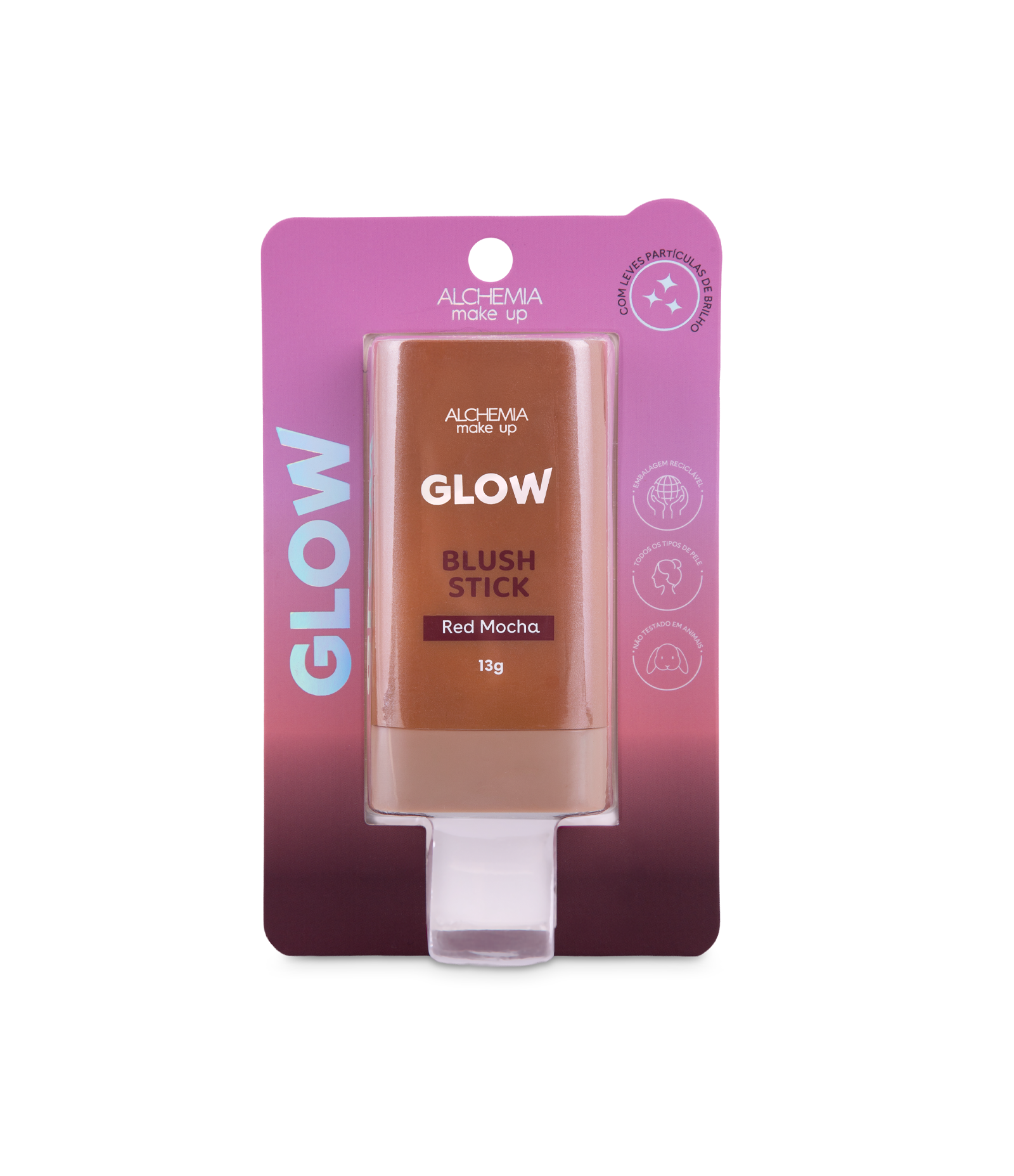 Blush Stick Red Glow Alchemia 13g 1