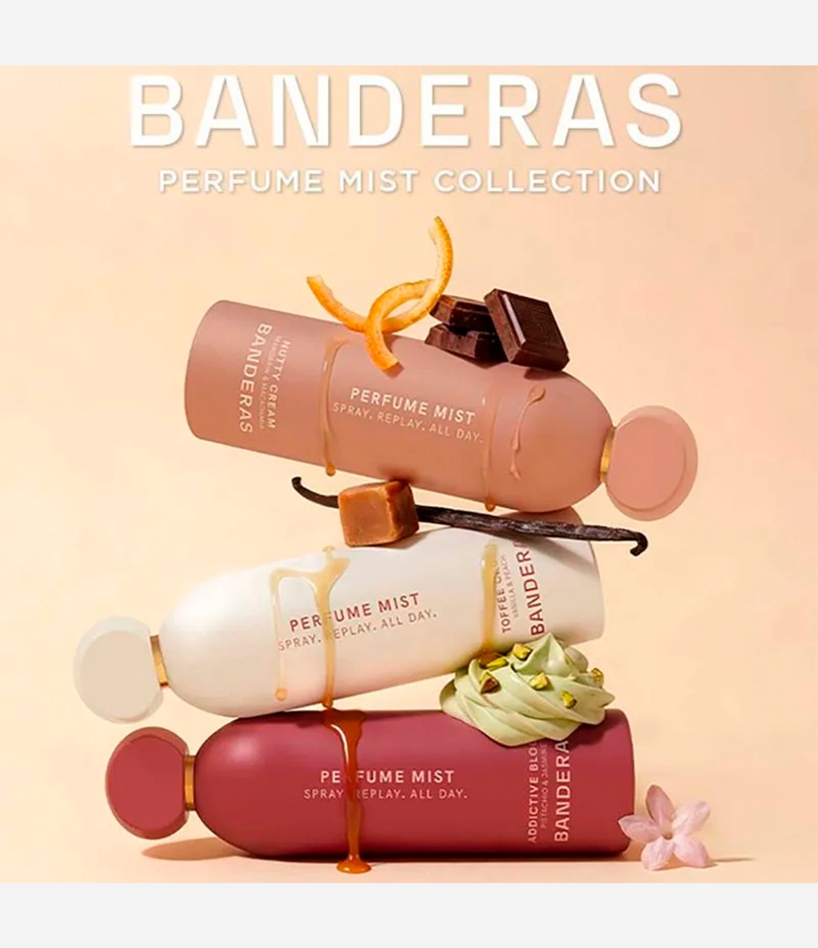 Perfume Banderas Nutty Cream Mandarin & Macadamia Body Mist 150ml 2