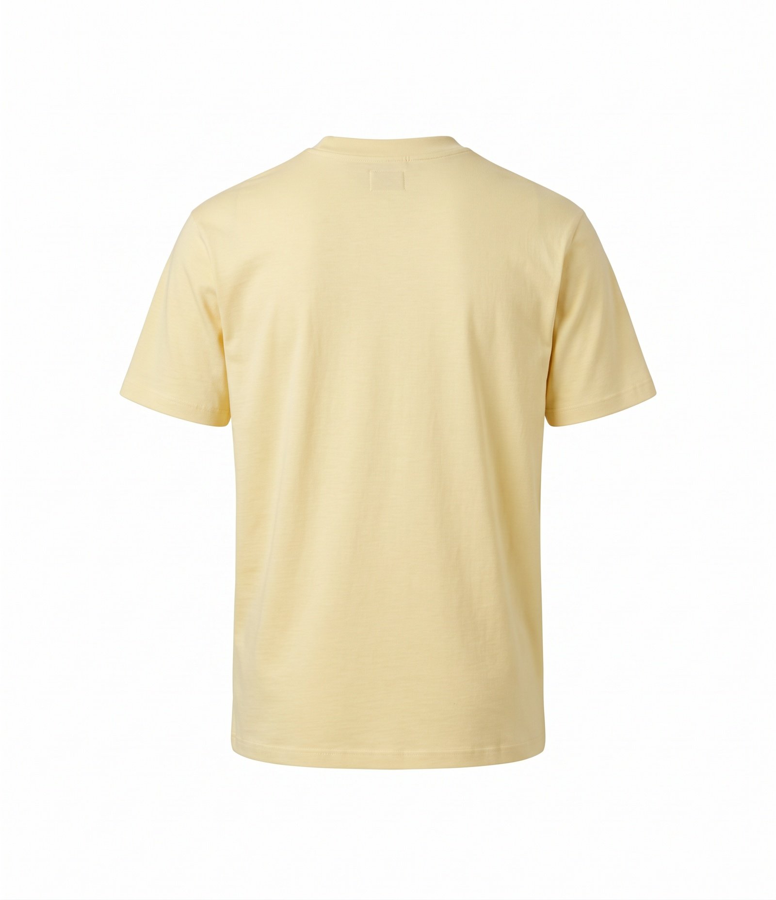 Camiseta Comfort em Algodão Básica Amarelo 2