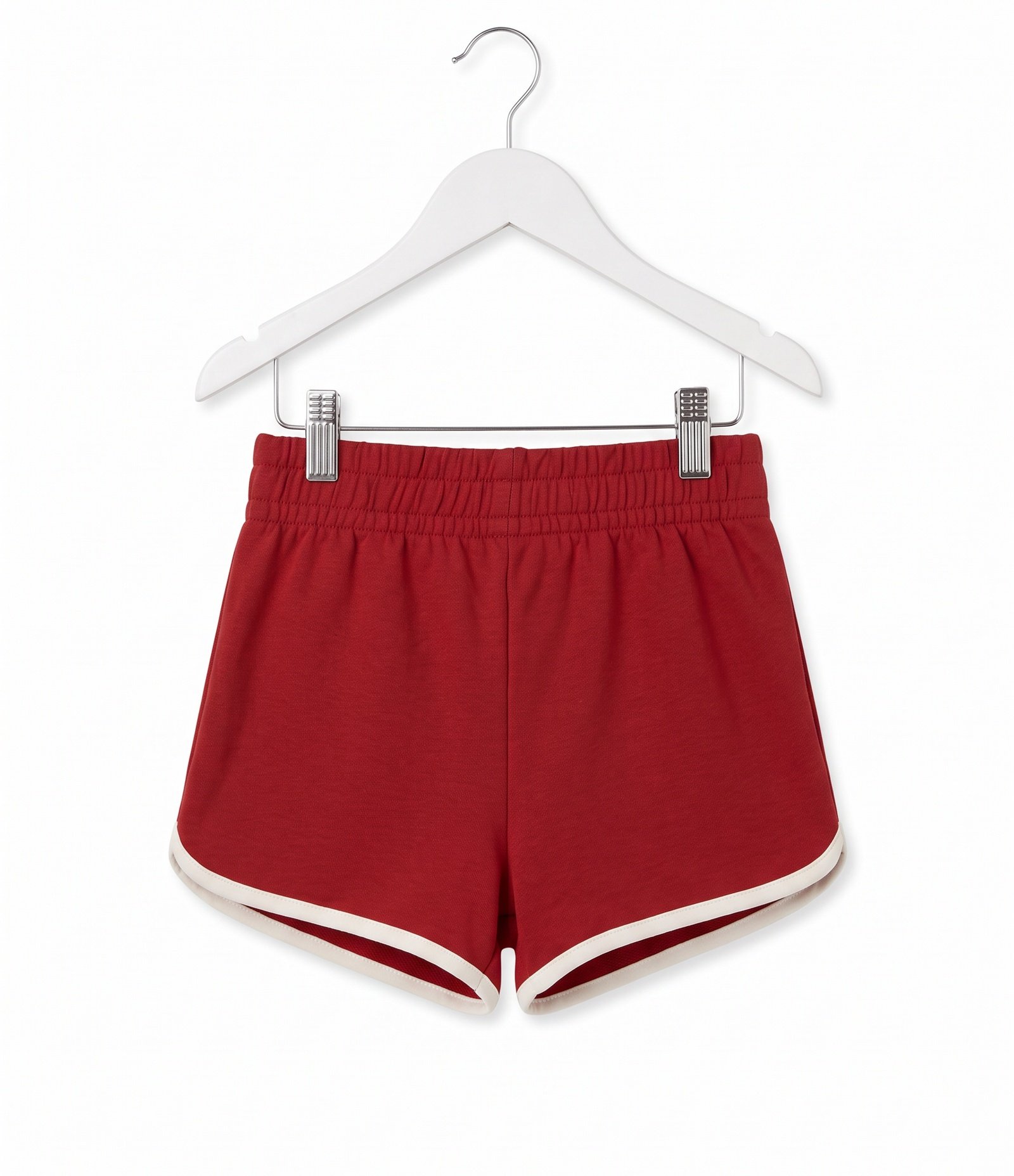 Short Runner Infantil com Detalhes Contrastantes - Tam 1 a 6 Anos Vermelho Escuro 2
