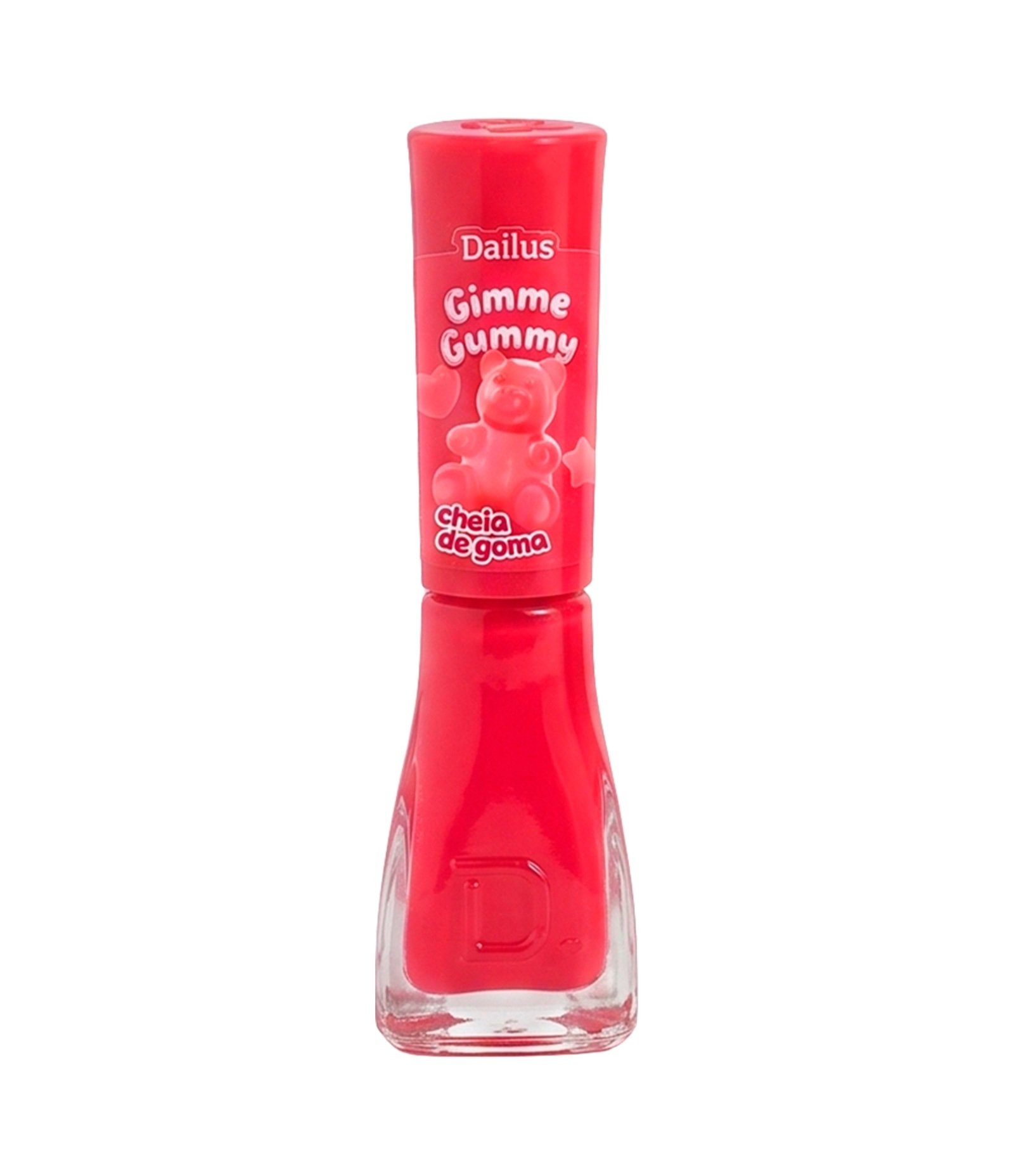 Esmalte Gimme Gummy Dailus Cheia de Goma - Rosa Escuro 1