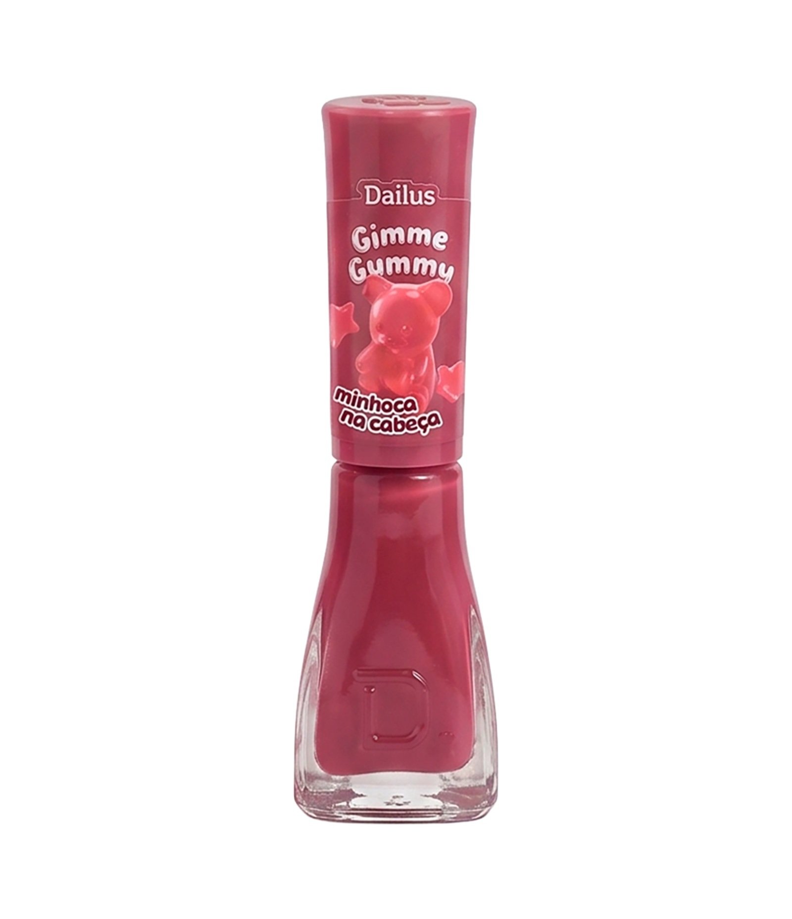Esmalte Gimme Gummy Dailus Minhoca na Cabeça - Laranja 1