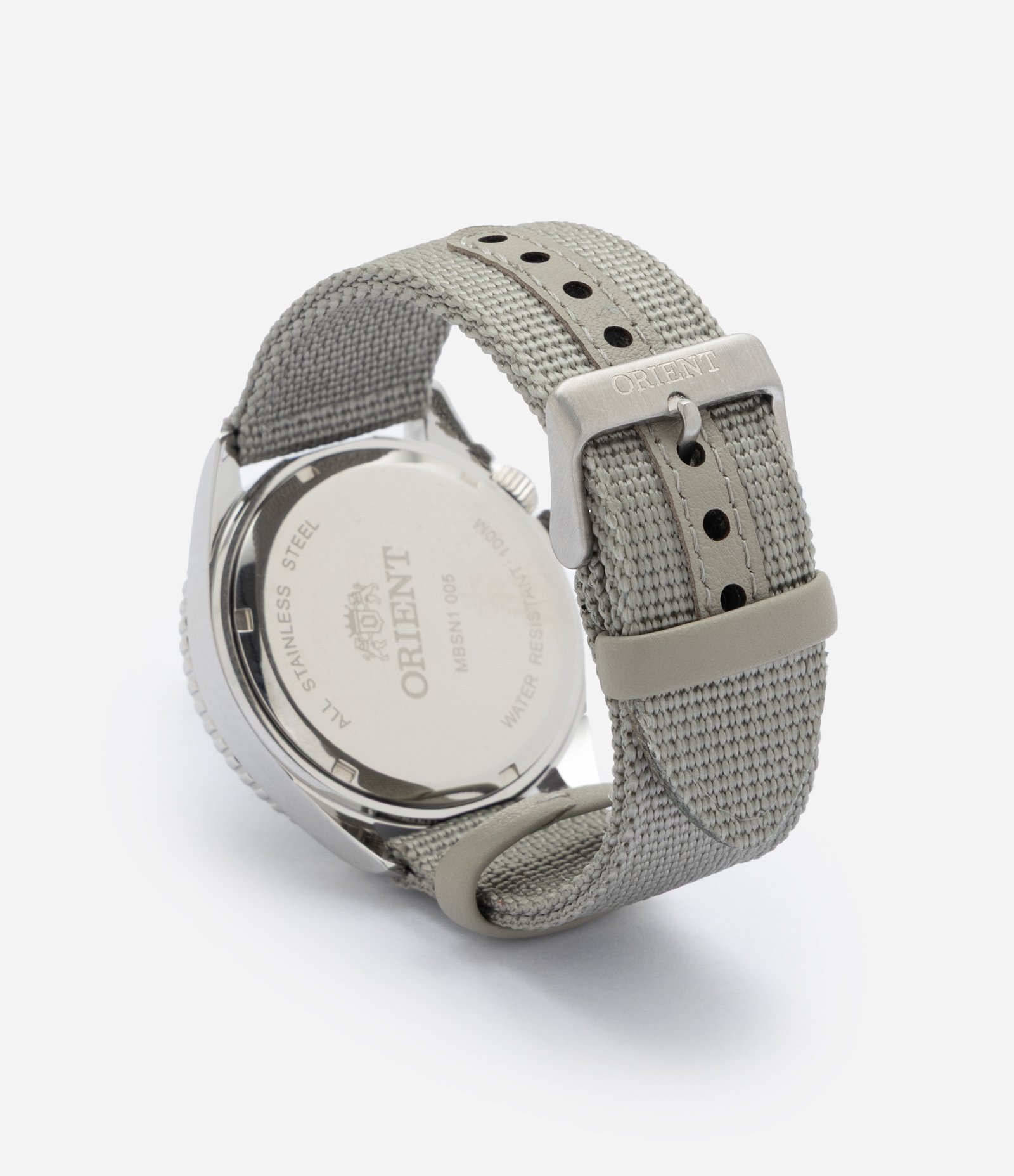 Relógio SolarTech Orient Exclusivo em Nylon MBSN1005 P2TX Cinza 2