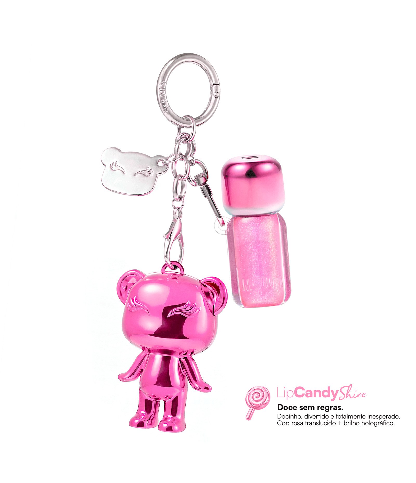 Caixa Surpresa Lip Gloss Metallic Edition Mboom Colorido 4