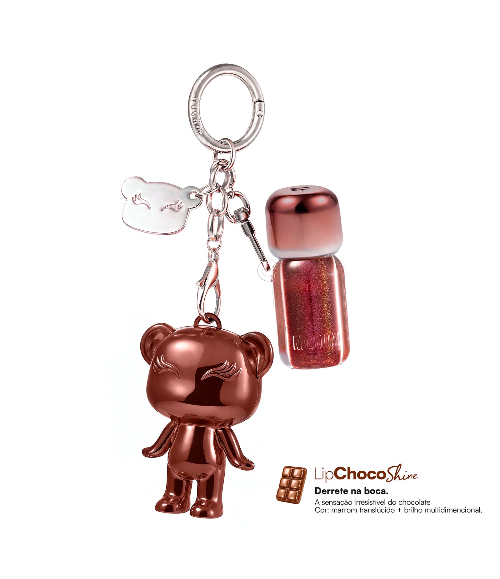 Caixa Surpresa Lip Gloss Metallic Edition Mboom Colorido 6