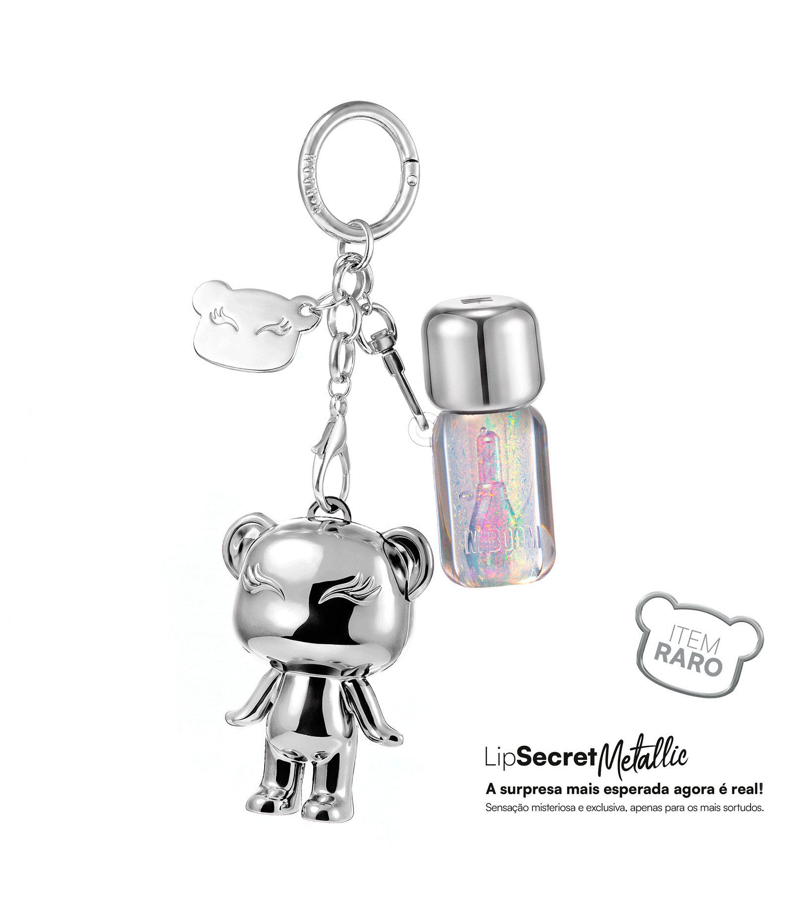 Caixa Surpresa Lip Gloss Metallic Edition Mboom Colorido 7
