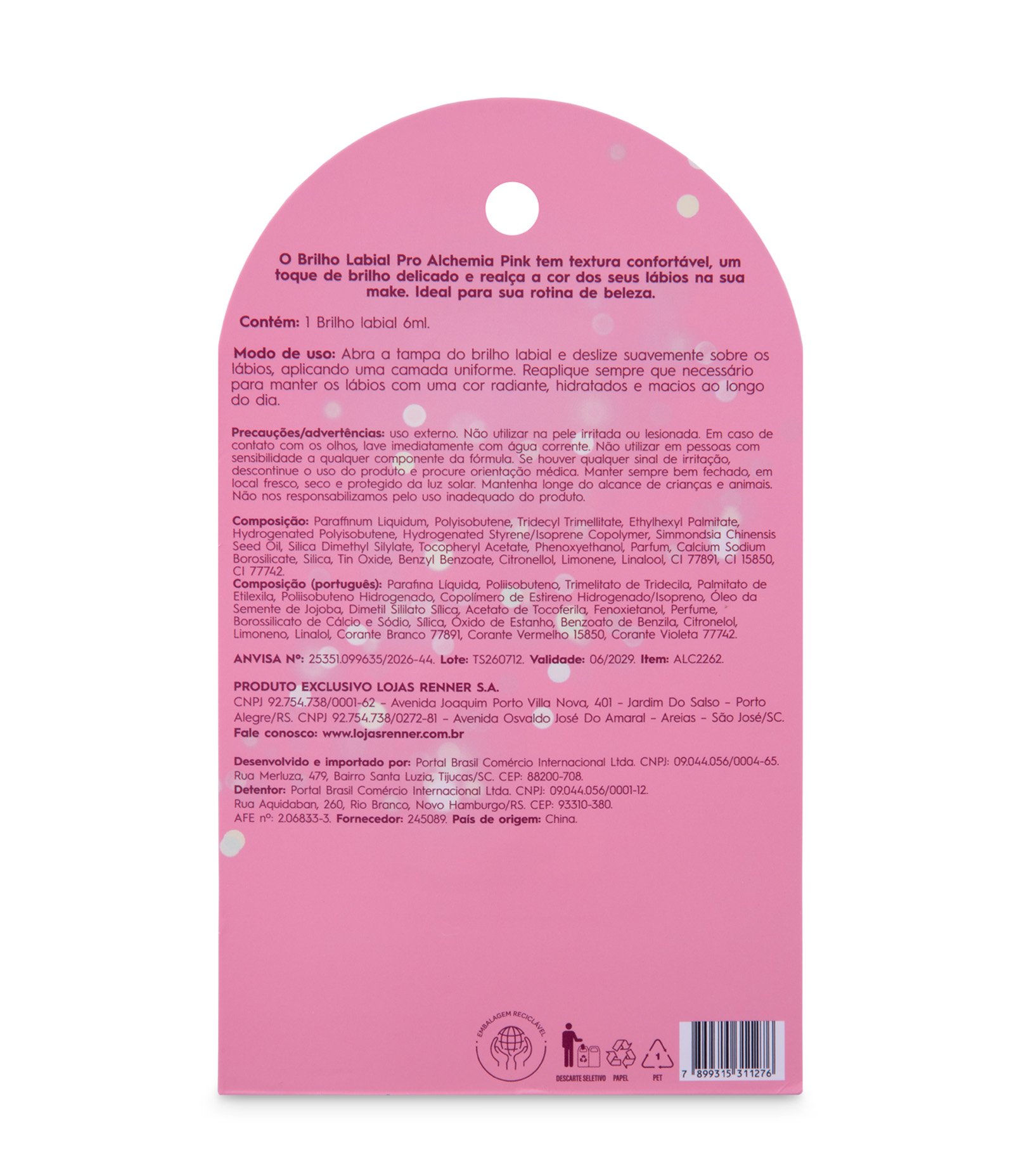 Lip Gloss PRO Alchemia Roxo 2