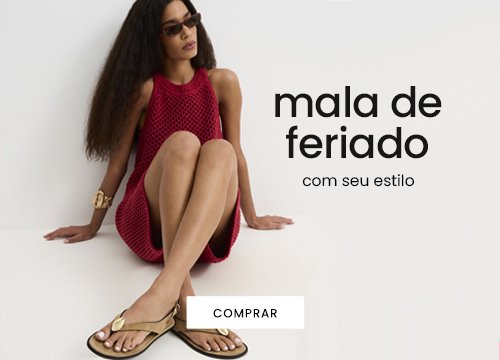 monte sua mala de feriado com novidades femininas estilosas