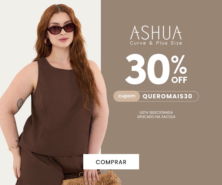 seleção com curve e plus size com 3 = 30% OFF