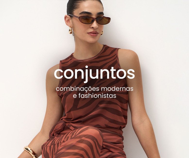 conjuntos femininos práticos, versáteis e fashionistas