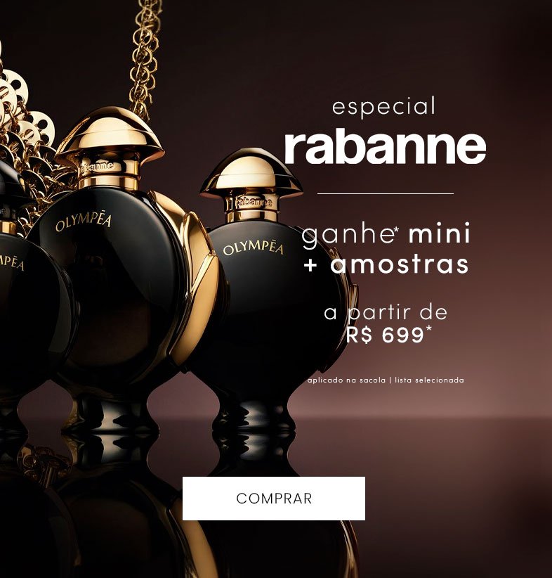 seleção Paco Rabanne com brinde acima de R$ 699