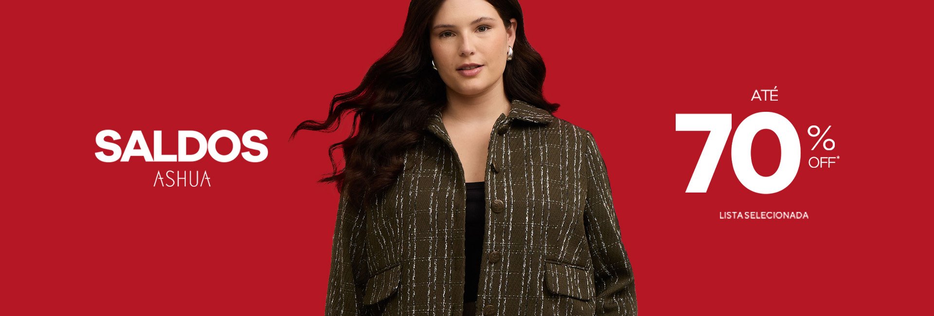 seleção de Saldos Ashua curve e plus size até 70% OFF