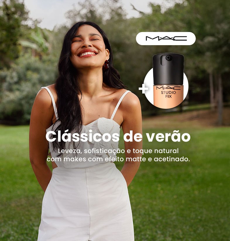 novidades com linhos e tecidos naturais com makes MAC