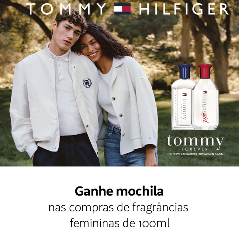 ganhe brinde em compras de perfumes Tommy Hifigier de 100ml