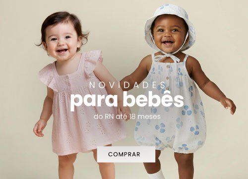 novidades para bebês do RN até 18 meses