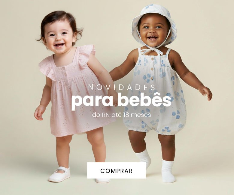 novidades para bebês do RN até 18 meses