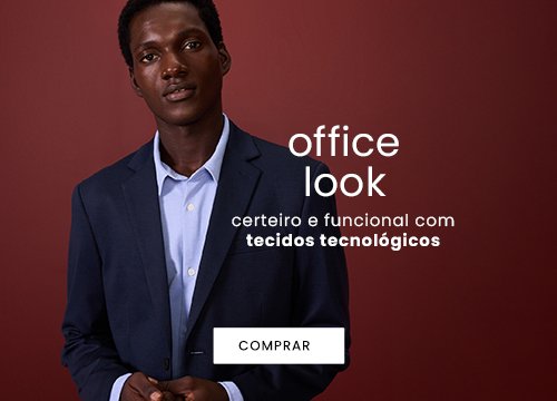 office look masculino que acompanha sua rotina