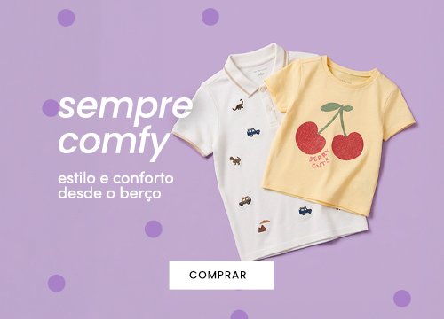 roupas confortáveis para bebês e crianças