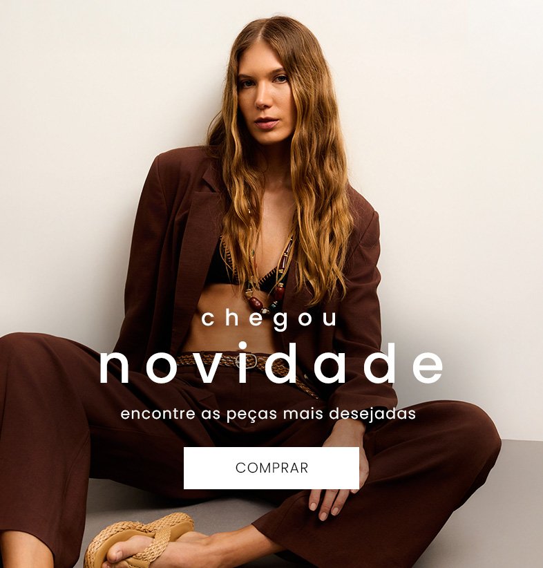 seleção de novidades com tendências da temporada