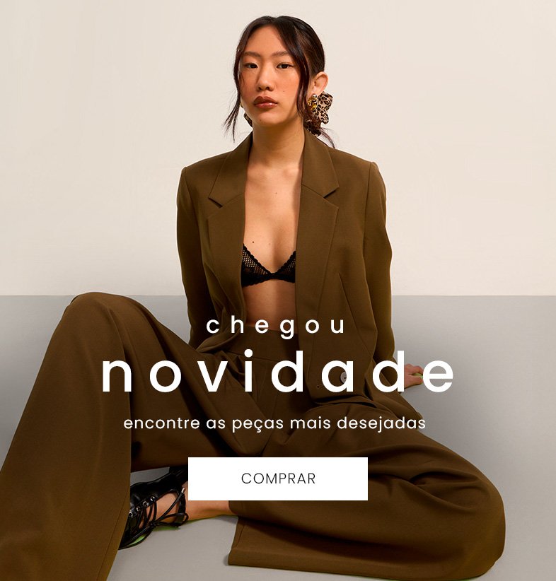 seleção de novidades com tendências da temporada