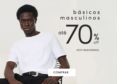 até 70% OFF em toda a seleção infantil