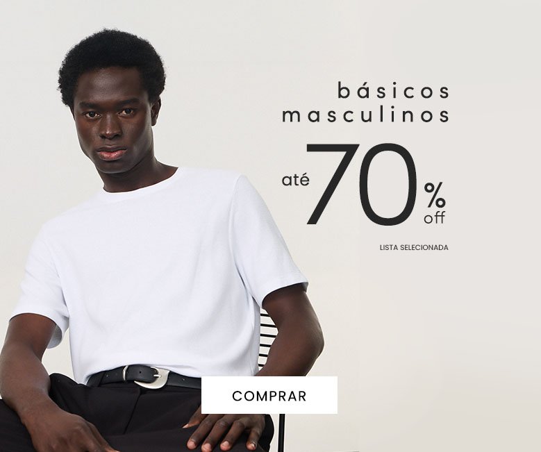 até 70% OFF em toda a seleção infantil