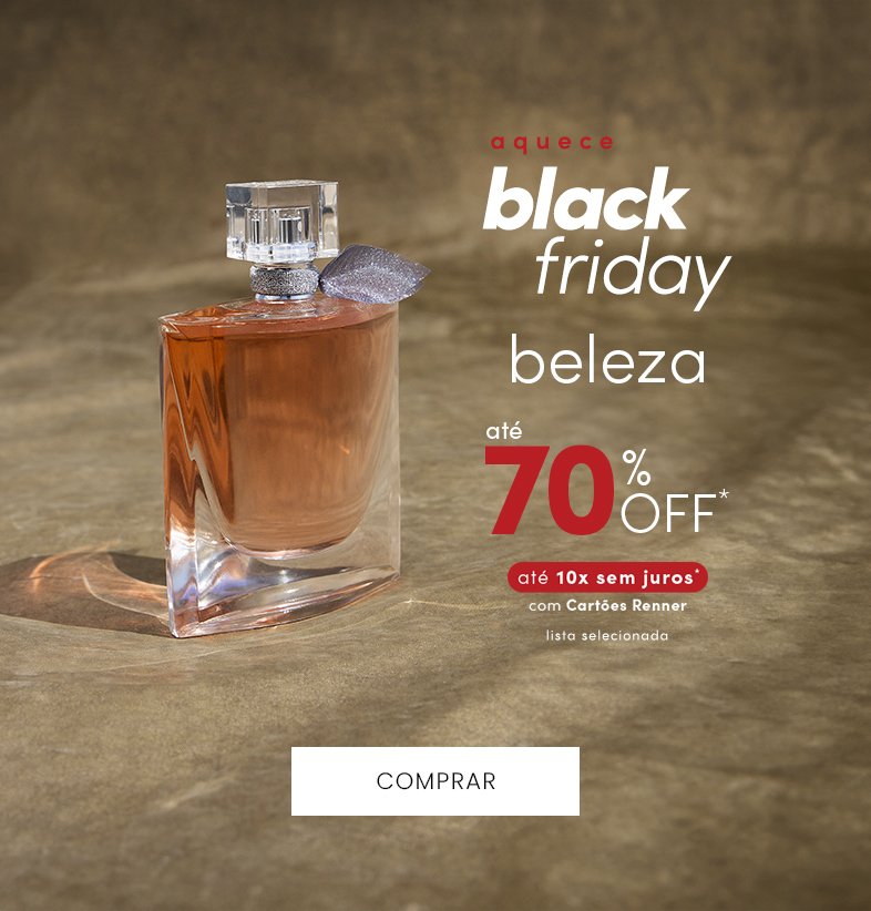 Black Friday: seleção de beleza com até 70% OFF