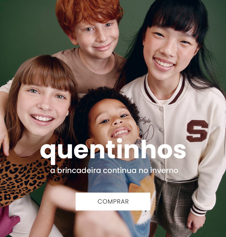 seleção de novidades infantis de inverno