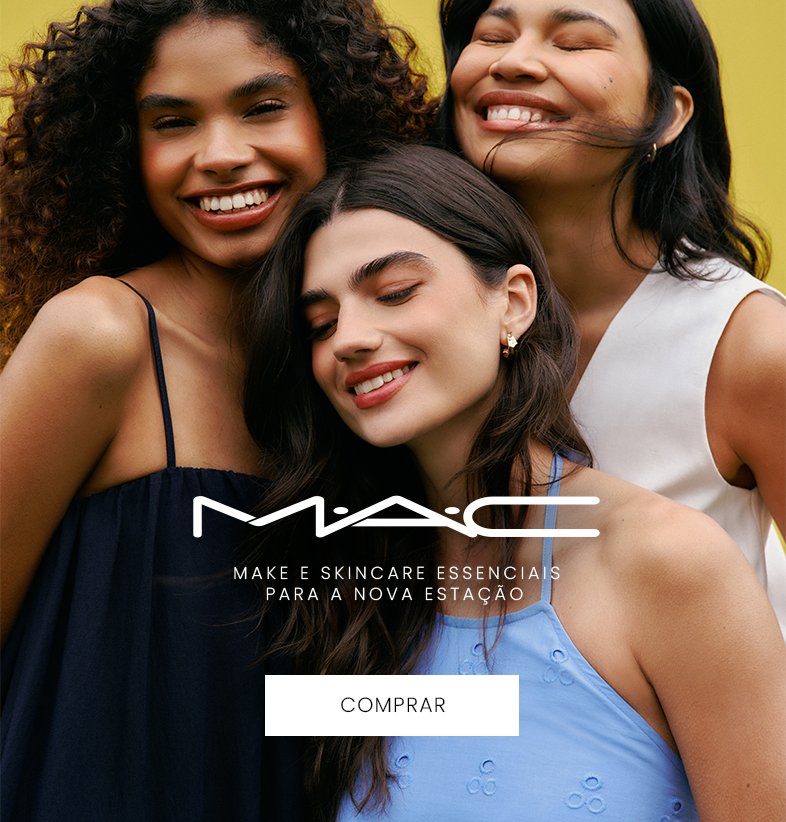 novidades MAC em até 10x sem juros com Cartões Renner