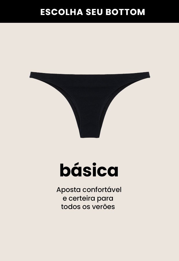 calcinhas de biquíni básicas
