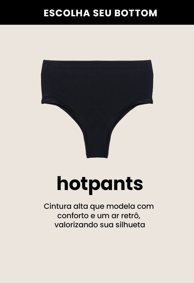 calcinhas de biquíni hot pant