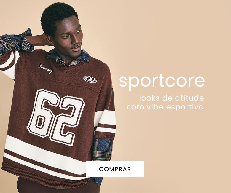 NFL, racing, basquete e mais para seu look sportcore